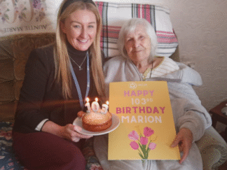 Celebrating Marion's Birthday and her independence at 103