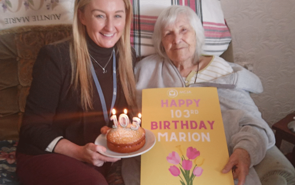 Celebrating Marion's Birthday and her independence at 103