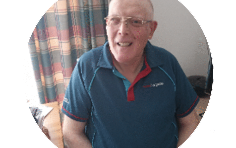 Our lovely service user Malocm who shared his life story with us