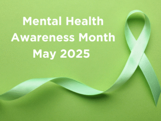 promotional image for mental health awareness month