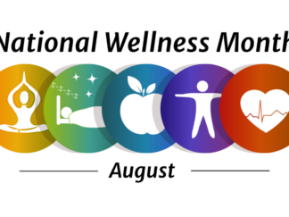 promotional image for national wellness month