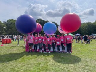 Team before taking part in Pretty Muddy 2025