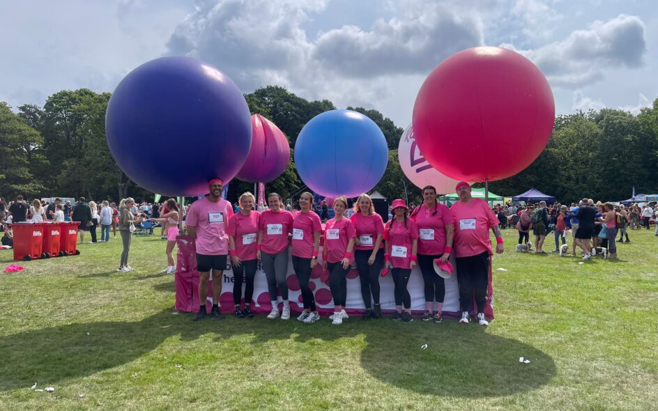 Team before taking part in Pretty Muddy 2025