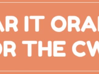 wear it orange day for the care workers
