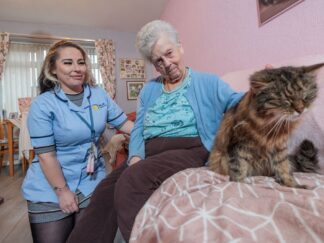 Carer providing private care services to a service user